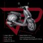 Preview: PRIKE Classic Pro 125 (grau / schwarz) NEW BELLA R125