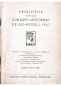 Preview: Ersatzteil Katalog DB200 DE200 DL200 1935-1950