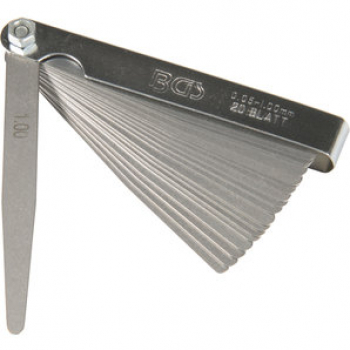 Fühlerlehre 20 Blatt 0,05 - 1,0 mm