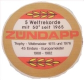 Abziehbild   "Zündapp 5 Weltrekorde etc"
