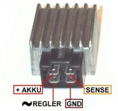 Spannungsregler bitte wählen  6V oder 12V 8A