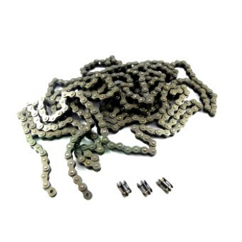 Kette 1/2 x 3/16 7,75 mm Rollendurchmesser für Mofa/Moped Glieder: 5 Meter mit 3 Clipschlössern