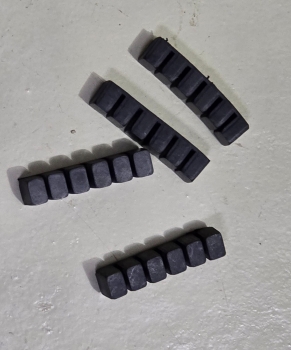 Dämpfungsgummi (61mm) Zylinder Seitenwand kurz Typ314 Typ317 4 fach set