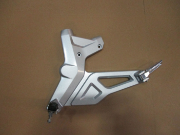 Fussraste links komplett montiert (auf Halteplatte) ZXN125 ZXN50