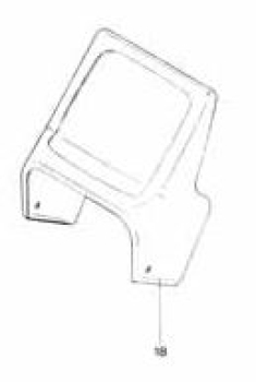 Lampenmaske Lampenschild Cockpitverkleidung Ha50 Hai25 CX50 CX25 Typ448