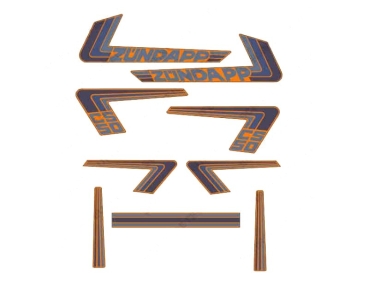 Aufkleber Decore Satz komplett CS50 Typ 448-010 sw/ws , orange
