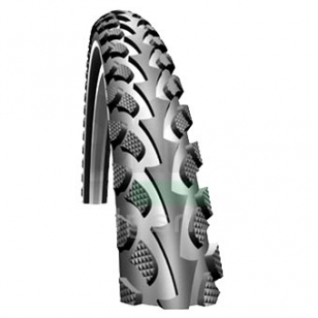 Fahrradreifen Fahrrad Mantel ETRTO: 50-559 Größe: 26 x 1,90/2,00 Ausführung: Land Cruiser Black Profil: HS 307