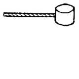 Bremsinnenseil, Ø 1,5 mm, mit Nippel D 7 x 6 800 mm lang passend für Weinmann/Altenburger vorne