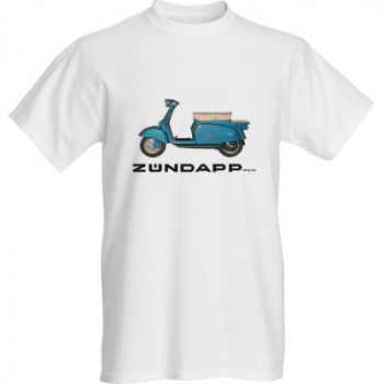 Tshirt mit Sponsoraufschrift Fahrzeug und Logo