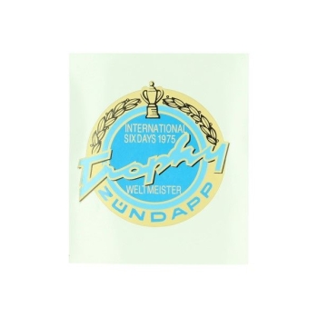 Zündapp Trophy Weltmeister Tank Stickers "Trophy"