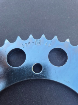 Kettenrad 46z  (428) MC125  GS125 Typ520