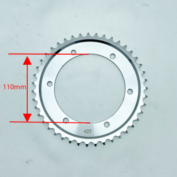 Kettenrad  44 Z   KS125 KS175 Typ521