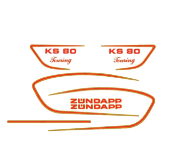 Decore KS80 Touring bestehend aus allen nötigen Aufklebern   Typ530 070