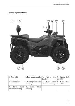 Wartungsanleitung Service Manual ODES QUAD 850 - 200Seiten