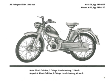 Ersatzteilkatalog Bergsteiger M50 M25 Typ 434