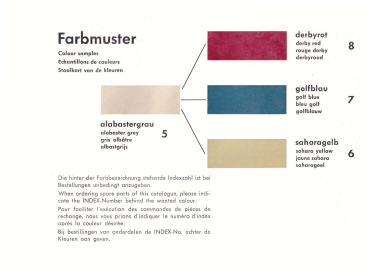 Ersatzteil Katalog Super Combinette Typ429