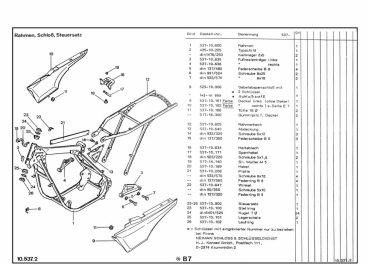 Ersatzteilkatalog Typen 537