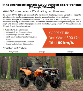 Quad Loncin XWolf 300