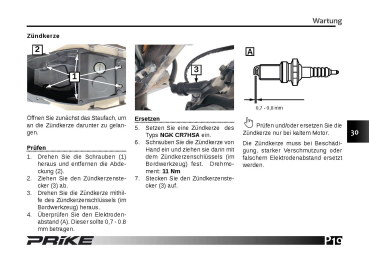 Bediehnungsanleitung Prike P19 und Zündapp C19