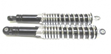 Federbein Stoßdämpfer Chrom/schwarz 300mm