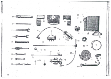 Ersatzteil Katalog Goggo Roller (alle Typen)