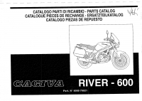 Ausführliche Reperaturanleitung Cagiva River , gebunden DINA4