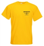 Tshirt mit Sponsoraufschrift  Logo