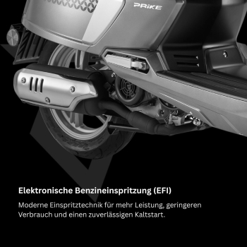 PRIKE Classic Pro 125 (grau / schwarz) NEW BELLA R125