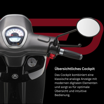 PRIKE Classic Pro 125 (grau / schwarz) NEW BELLA R125