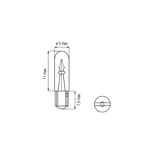 W 2x4,6d Glassockel