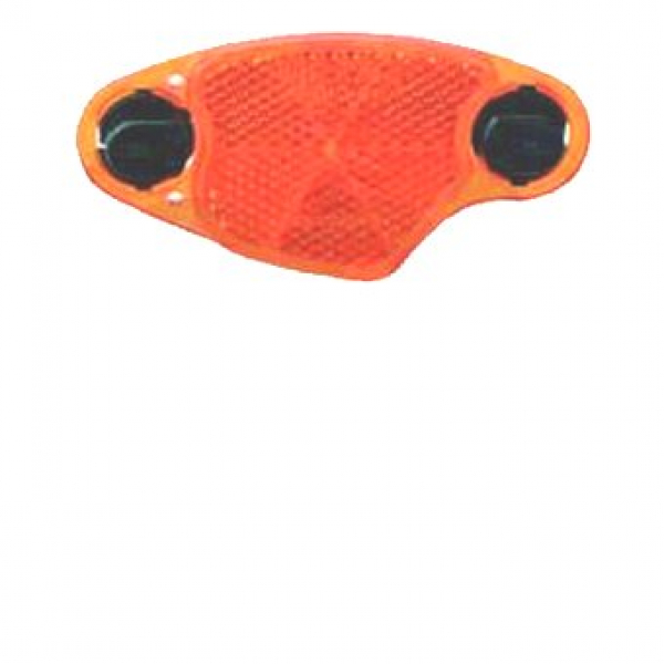 Fahrrad-Speichenstrahler, Fabr. BUMM - 309 nach neuester StVZO-Vorschrift (unverlierbar), 100 mm lang, durch einfaches Eindrehen in die Speichen in allen Radgrößen montierbar. Prüfezeichen D + E
