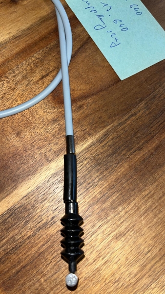 Kupplungszug Sport Combinette Typ515 Typ510 usw. WAG (alte Ausführung) schwarz oder grau auch 428-17.640