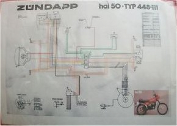 Kabelbaum Typ 448 CS25/50 Hai25/50 CX25/50 mit Blinker