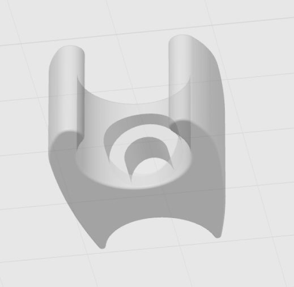 Klemme Clip Stange für Gepäckträger Stabi Hai CX Typ448