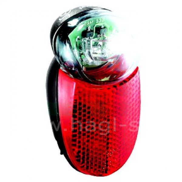 Dynamo LED-Rücklicht Seculite D plus Schutzblechmontage mit Rückstrahler und Standlicht