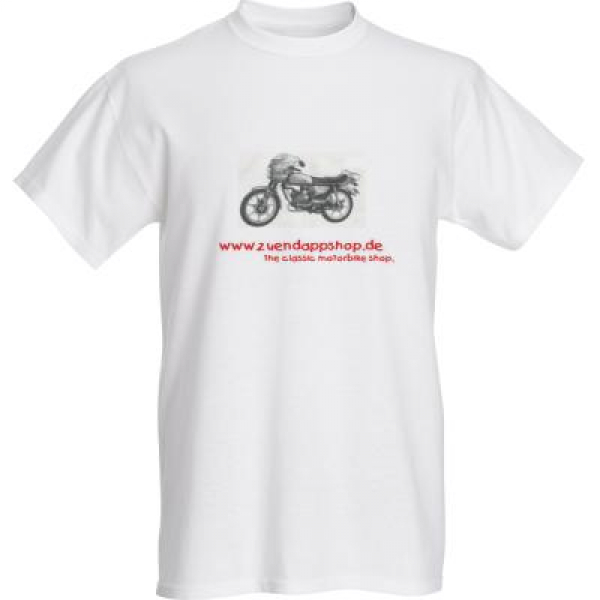 Tshirt mit Sponsoraufschrift Fahrzeug und Logo