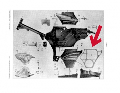 Dichtung Seitendeckel links Luftfilterseite Typ510 Typ515