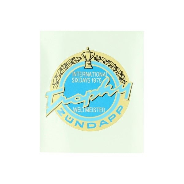 Zündapp Trophy Weltmeister Tank Stickers "Trophy"