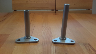 Fussraste links rechts KS125 KS175  Typ521 als Set