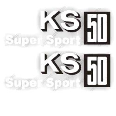 KS 50 SUPER SPORT Aufkleber Seitendeckel Typ529 Typ530 usw.