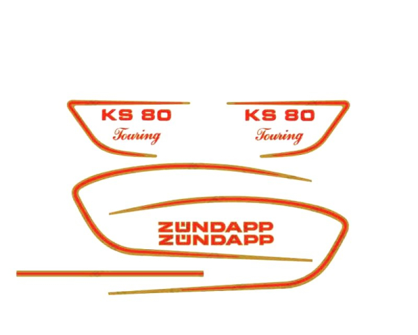 Decore KS80 Touring bestehend aus allen nötigen Aufklebern   Typ530 070
