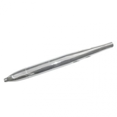 Auspuff Endtopf Zigarre R50 60mm für Schelle 26mm Anschluss