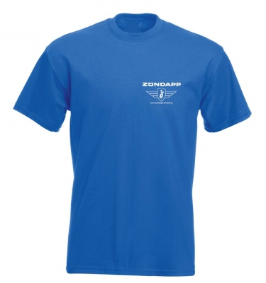 Tshirt mit Sponsoraufschrift  Logo verschiedene Farben edition 100 Jahre Zündapp 10.9.2017