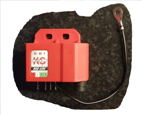 CDI Zündspule mit 10grad Kurve rot rot EVO2 red line