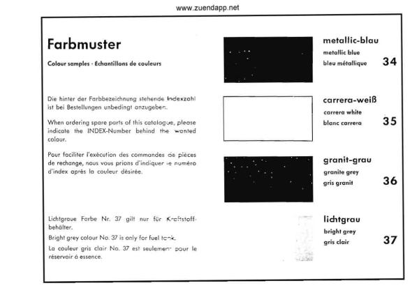 Ersatzteilkatalog Typen 515