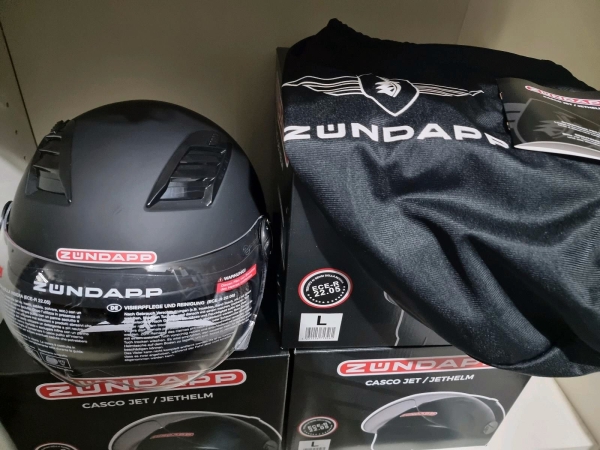 Jet Helm Zündapp  in Schwarz , verschiedene Größen