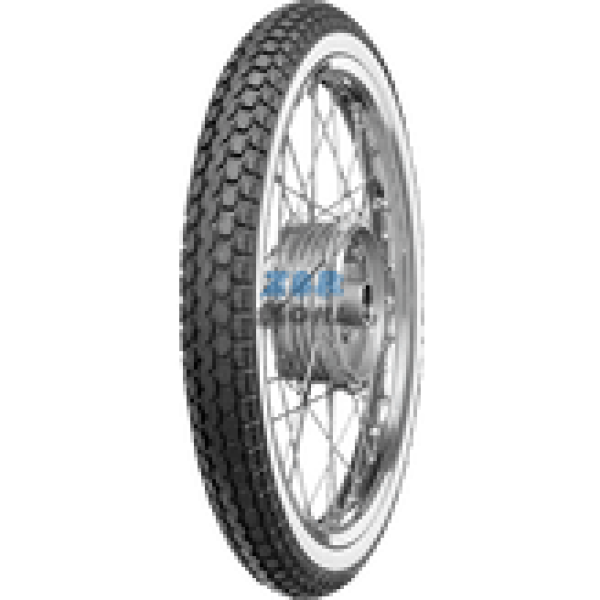 Reifen 2 3/4 - 17 45J KKS10 WW TT 21x2.75 WEISSWAND inkl. Felgenband und Schlauch