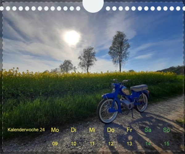 ZÜNDAPP Wochenkalender 2026 14x17cm