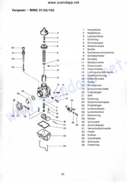 Arbeiten am Zweitaktmotor Motor Typ314 KS80 KS80Super K80 GTS50WC usw.