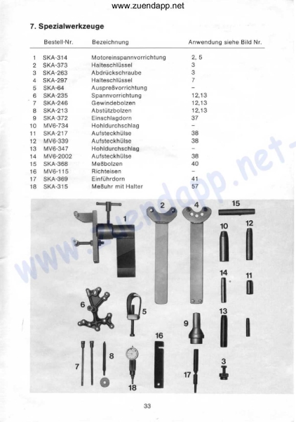 Arbeiten am Zweitaktmotor Motor Typ314 KS80 KS80Super K80 GTS50WC usw.